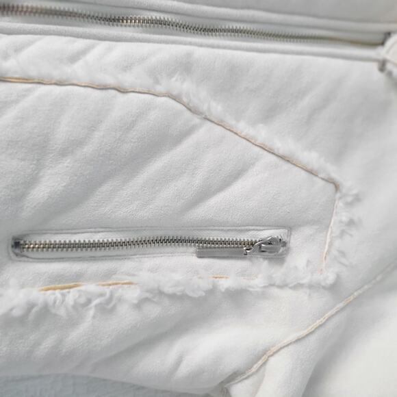 Bebe Y2k Faux Shierling Suede Short Jacket XS Peggy Lane Cabin Gorthcore Style - Picture 11 of 15